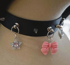 SÜSSE, ROSAFARBENE SCHLEIFE ・ CHOKER