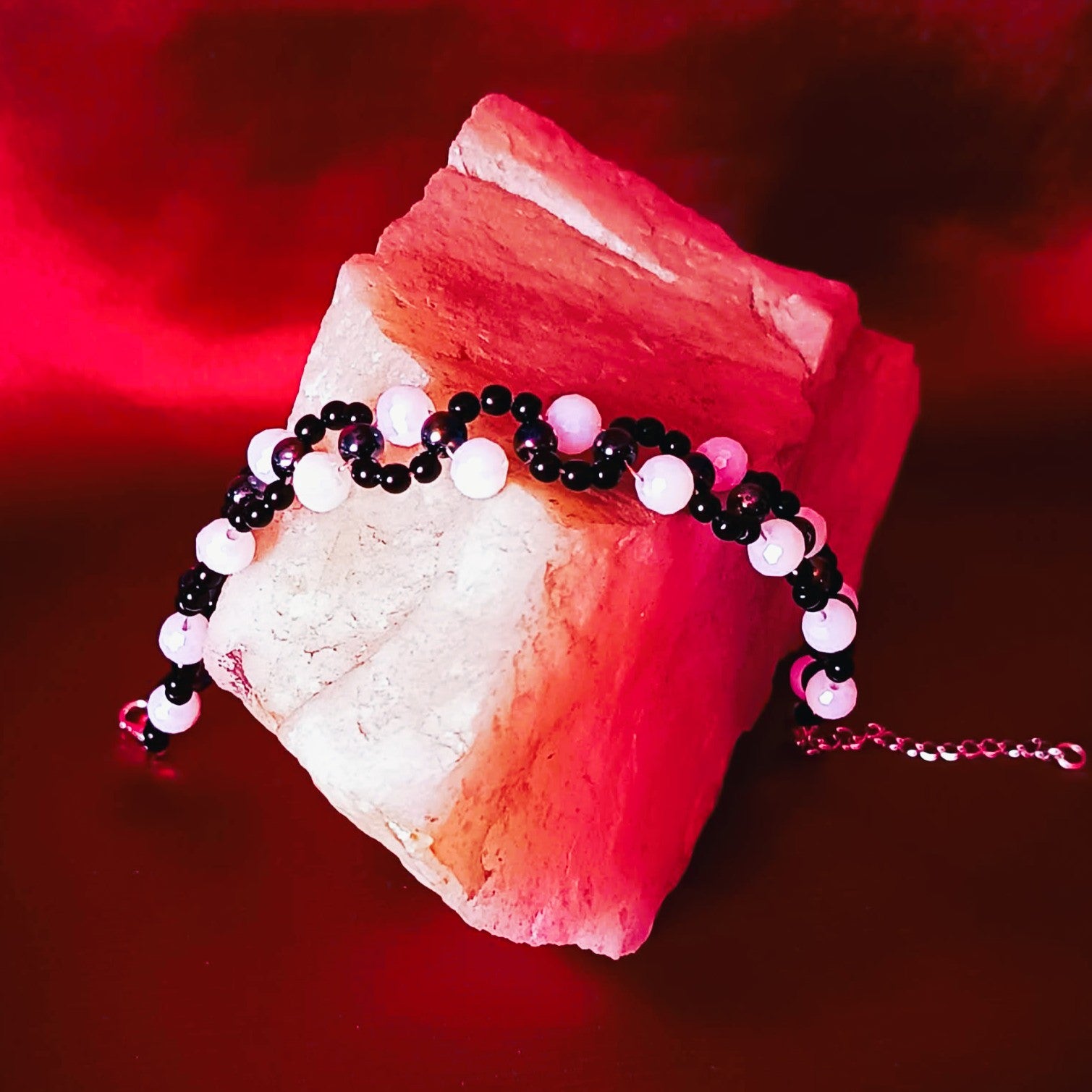Zopf mit Kristallen ・ ARMBAND