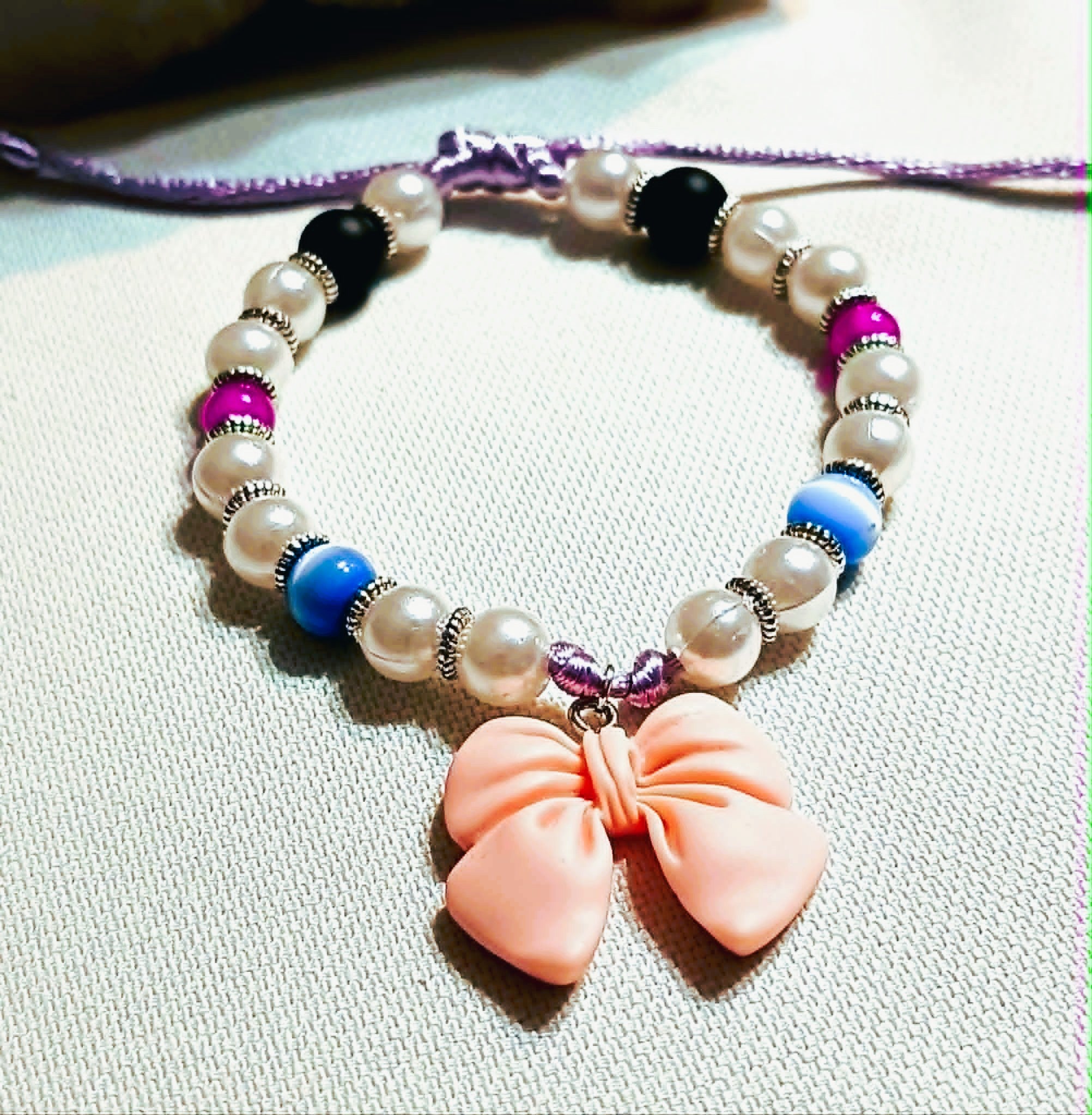 Pastel ribbon  -   BRACELET