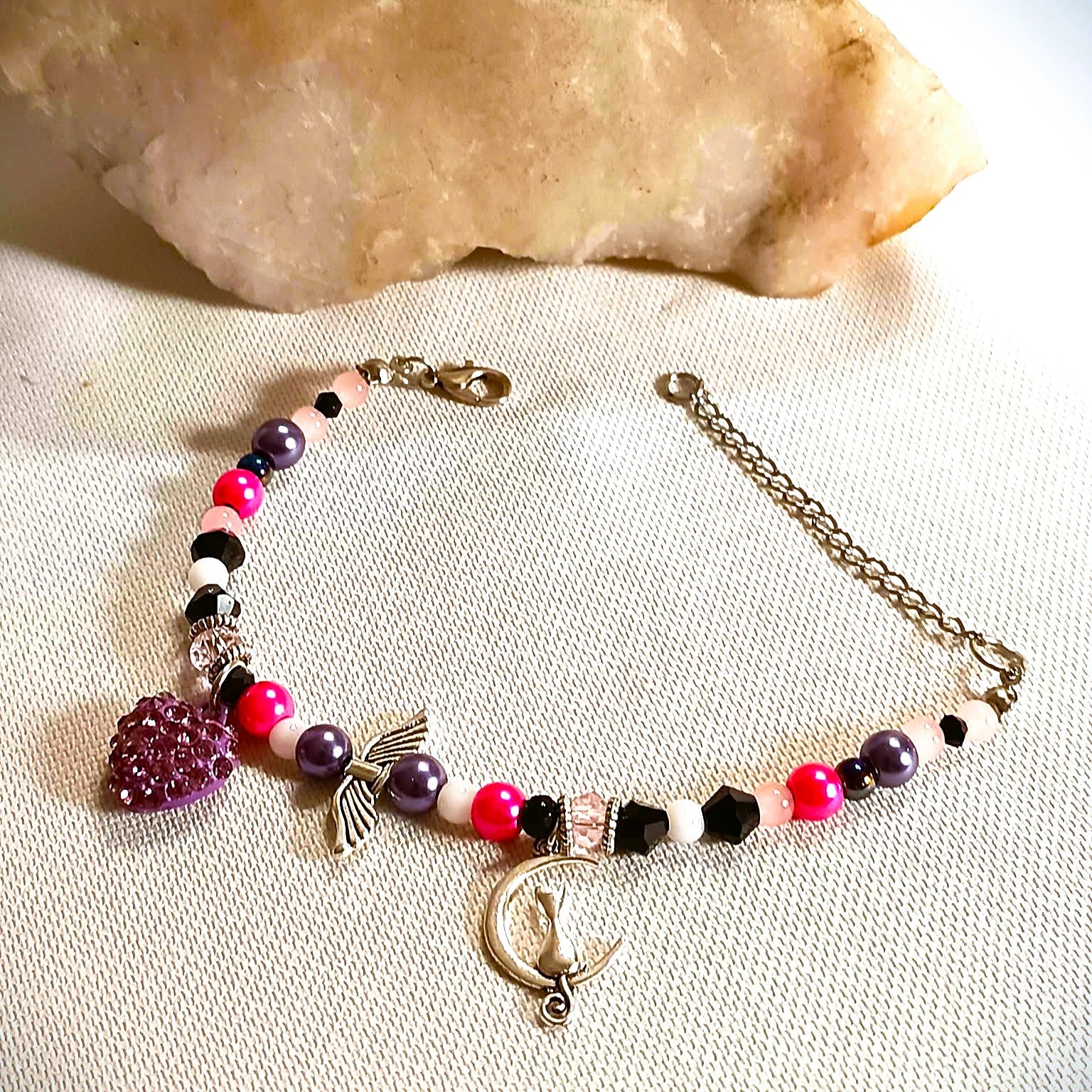 Winged Heart of the Cat  -  BRACELET
