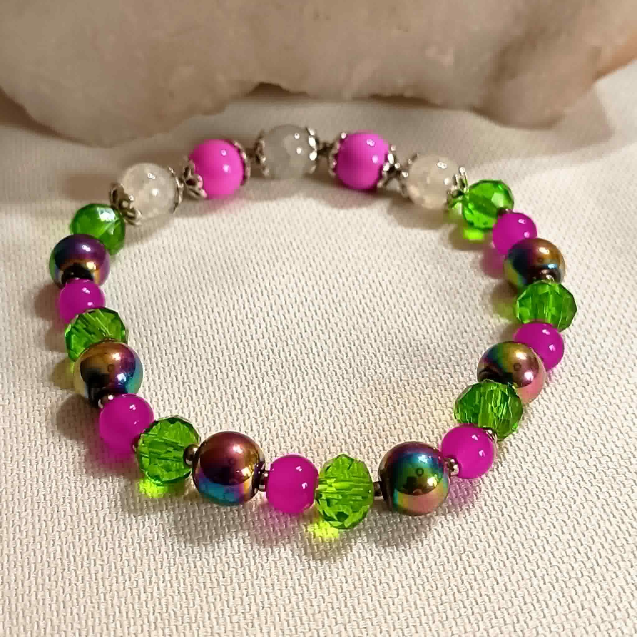 Crystal  green  -  BRACELET