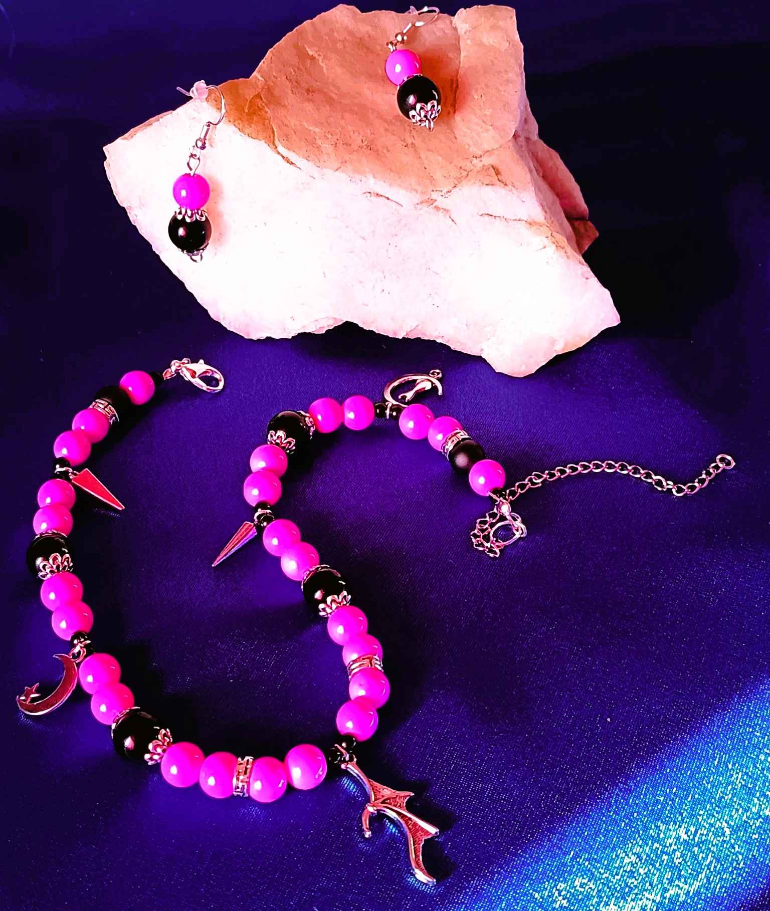 Pink  Passion - Charm Necklace