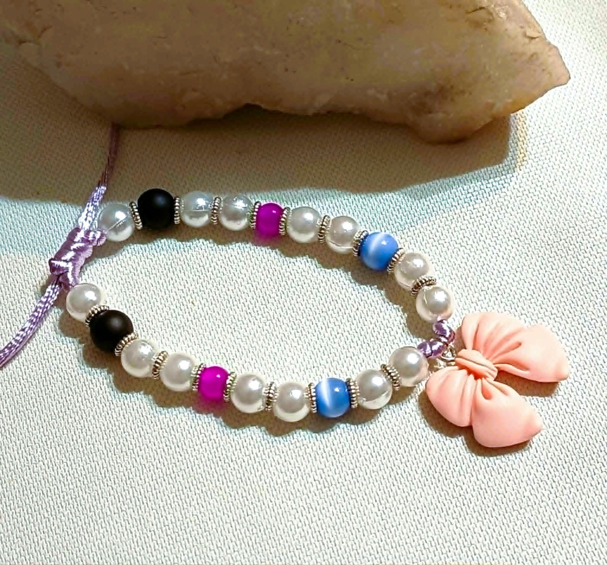 Pastel ribbon  -   BRACELET
