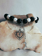 Black and White in The Heart  - BRACELET