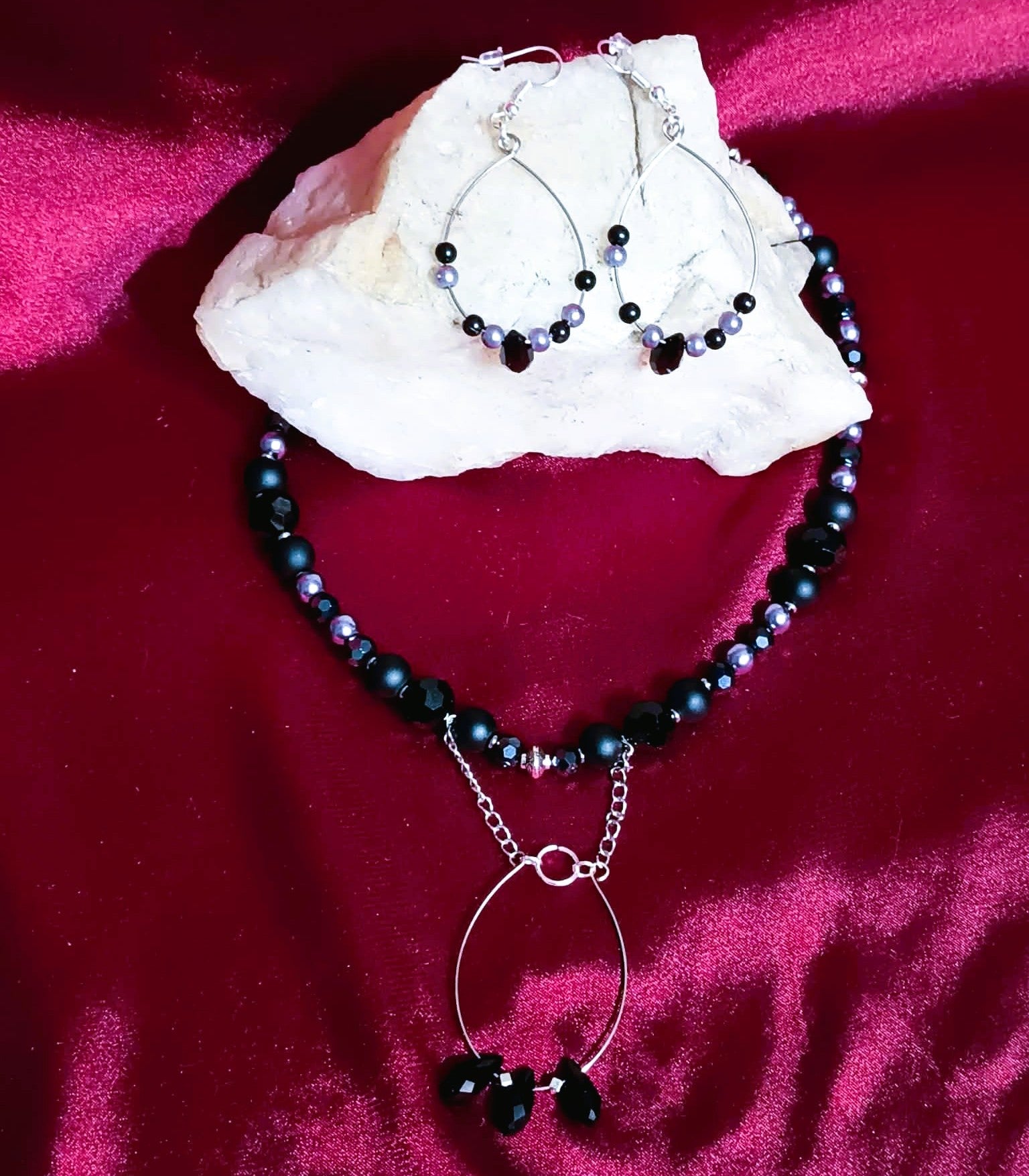 Black Tears Gothic Necklace