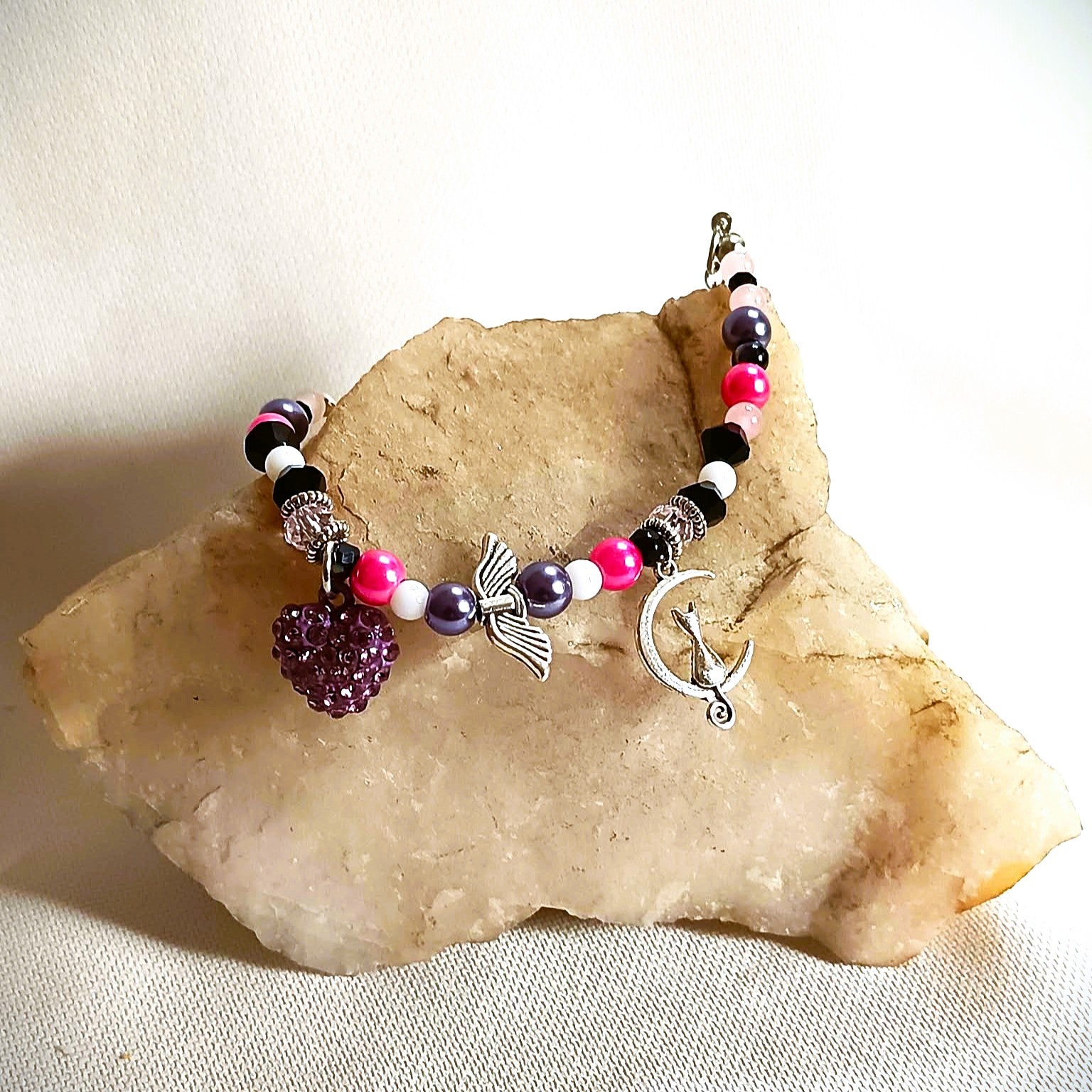 Winged Heart of the Cat  -  BRACELET