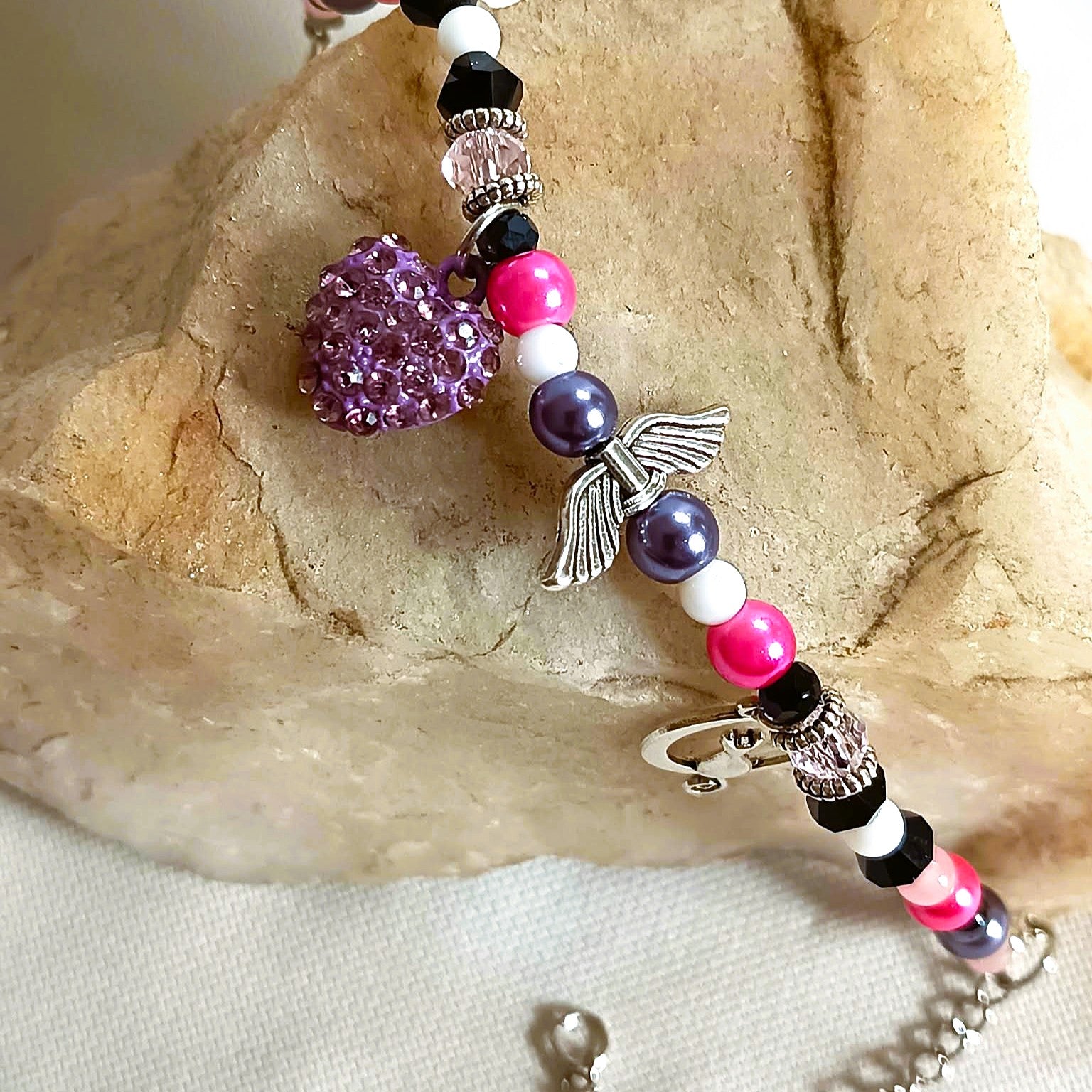 Winged Heart of the Cat  -  BRACELET