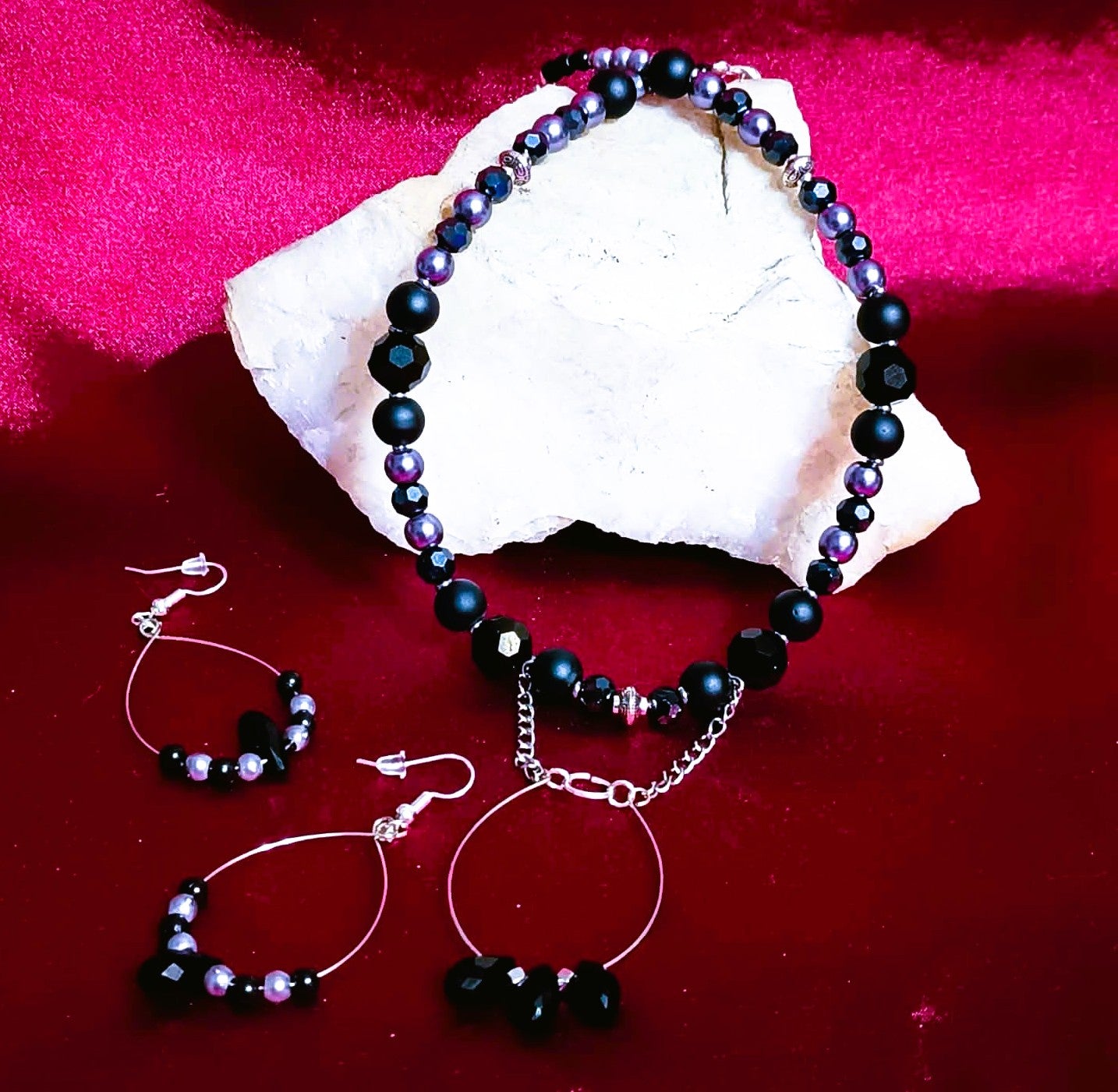 Black Tears Gothic Necklace