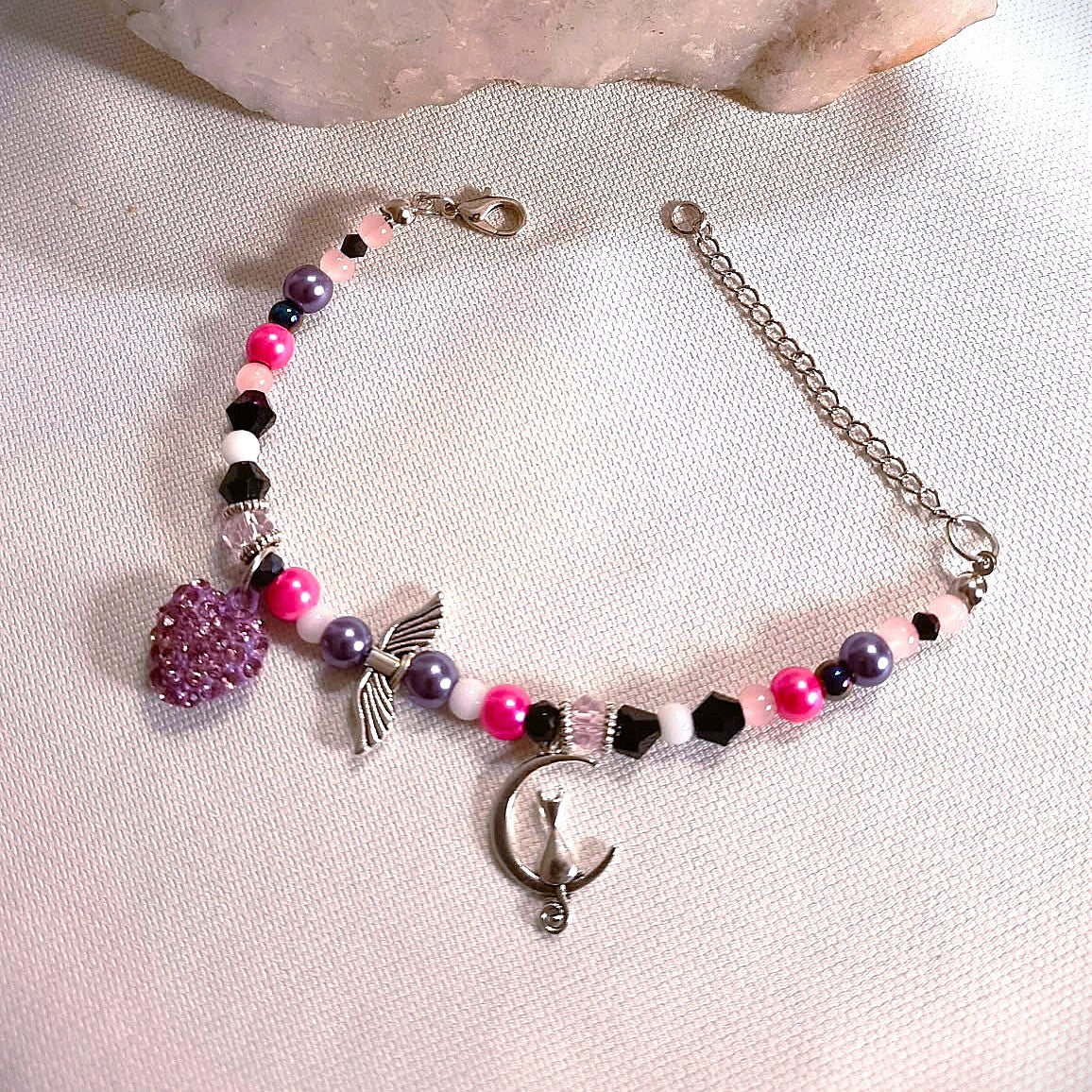 Winged Heart of the Cat  -  BRACELET