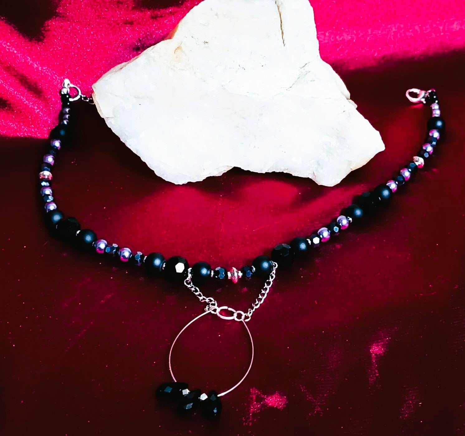 Black Tears Gothic Necklace