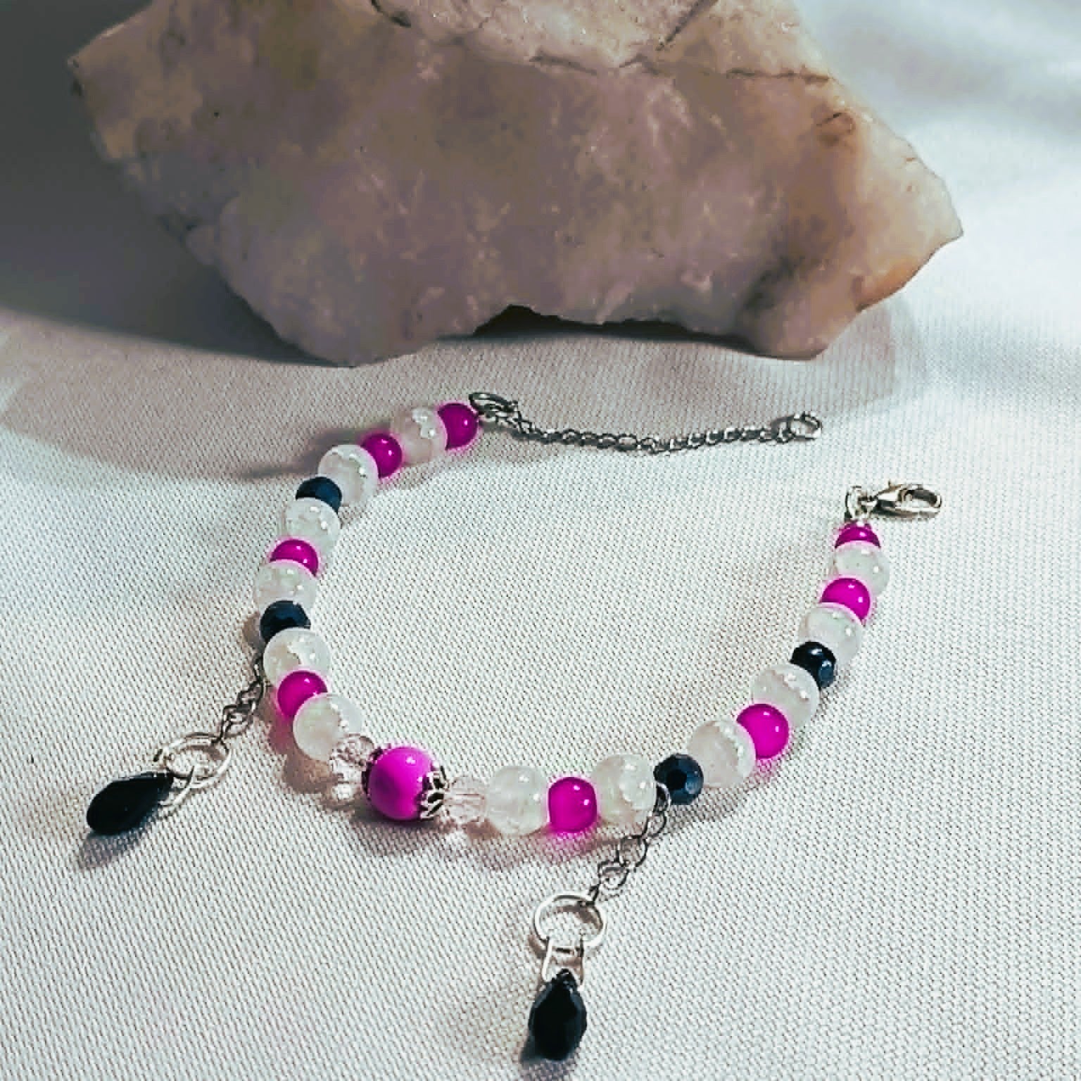 White fog and black tears ・ BRACELET