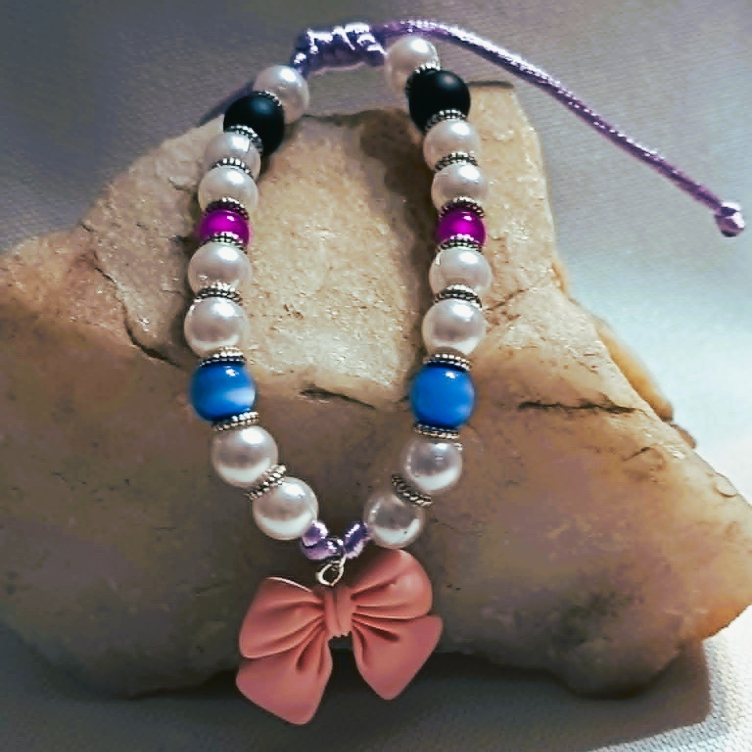Pastel ribbon  -   BRACELET