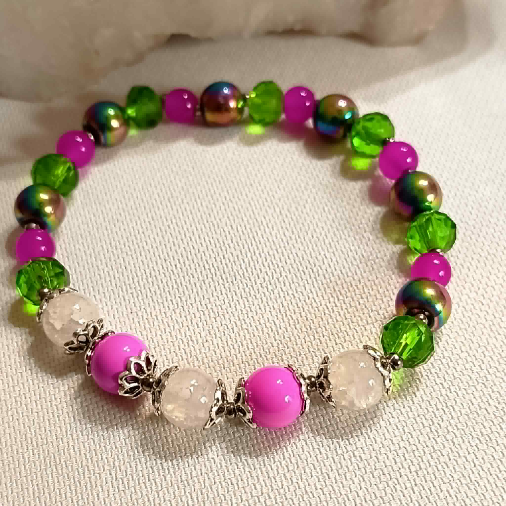 Crystal  green  -  BRACELET