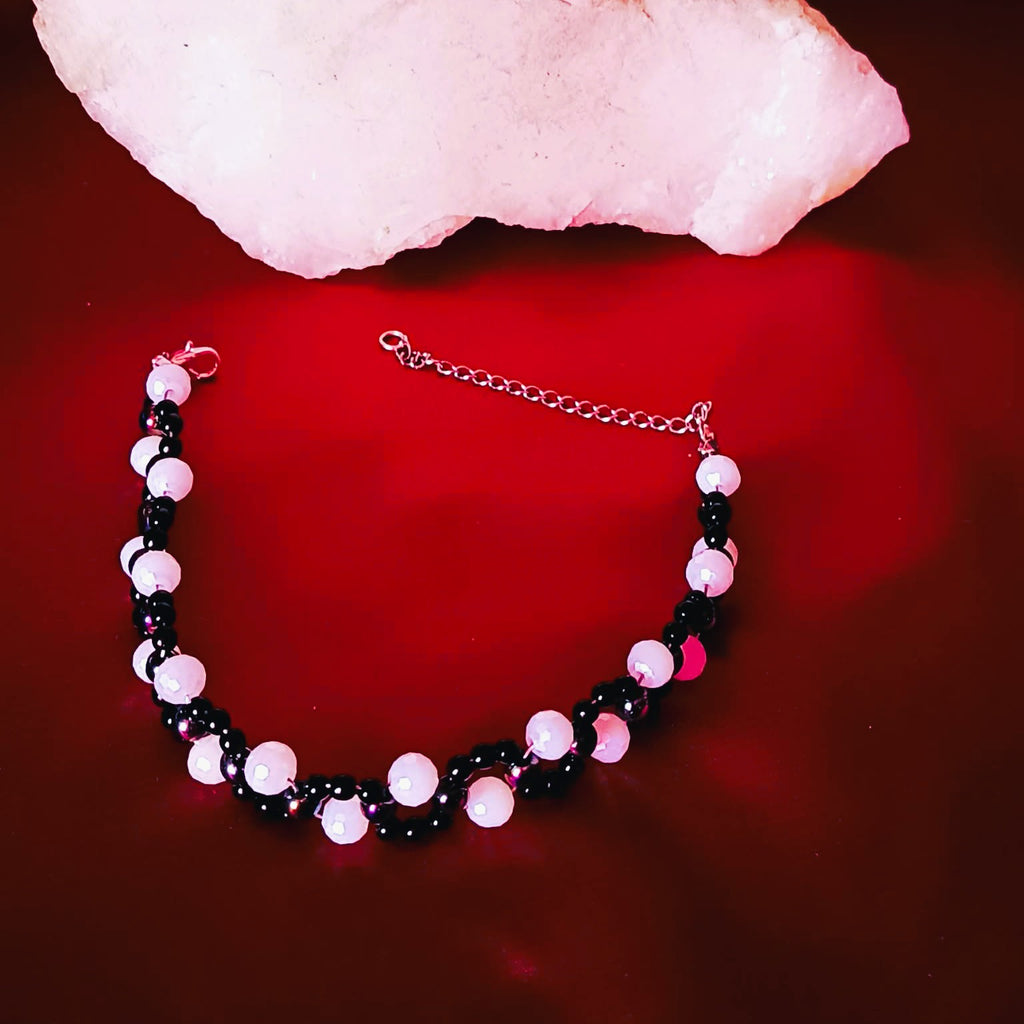 Zopf mit Kristallen ・ ARMBAND