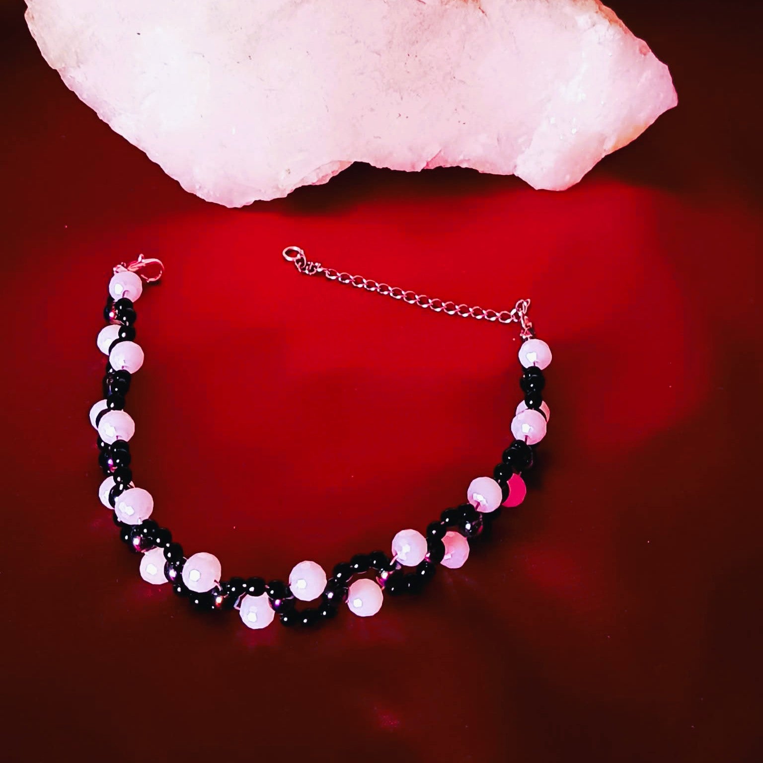 Zopf mit Kristallen ・ ARMBAND