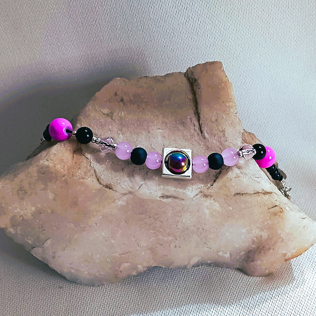 Rainbow coral in the window - BRACELET