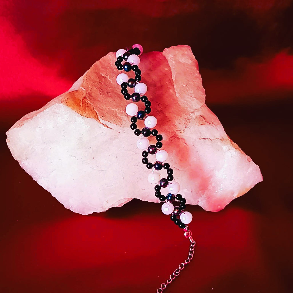 Zopf mit Kristallen ・ ARMBAND