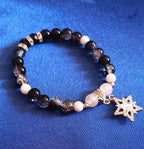 Schwarz-weißer Ball mit dem Stern ・ ARMBAND