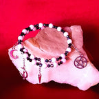Schwarze Kristalle im Schnee ・ ARMBAND