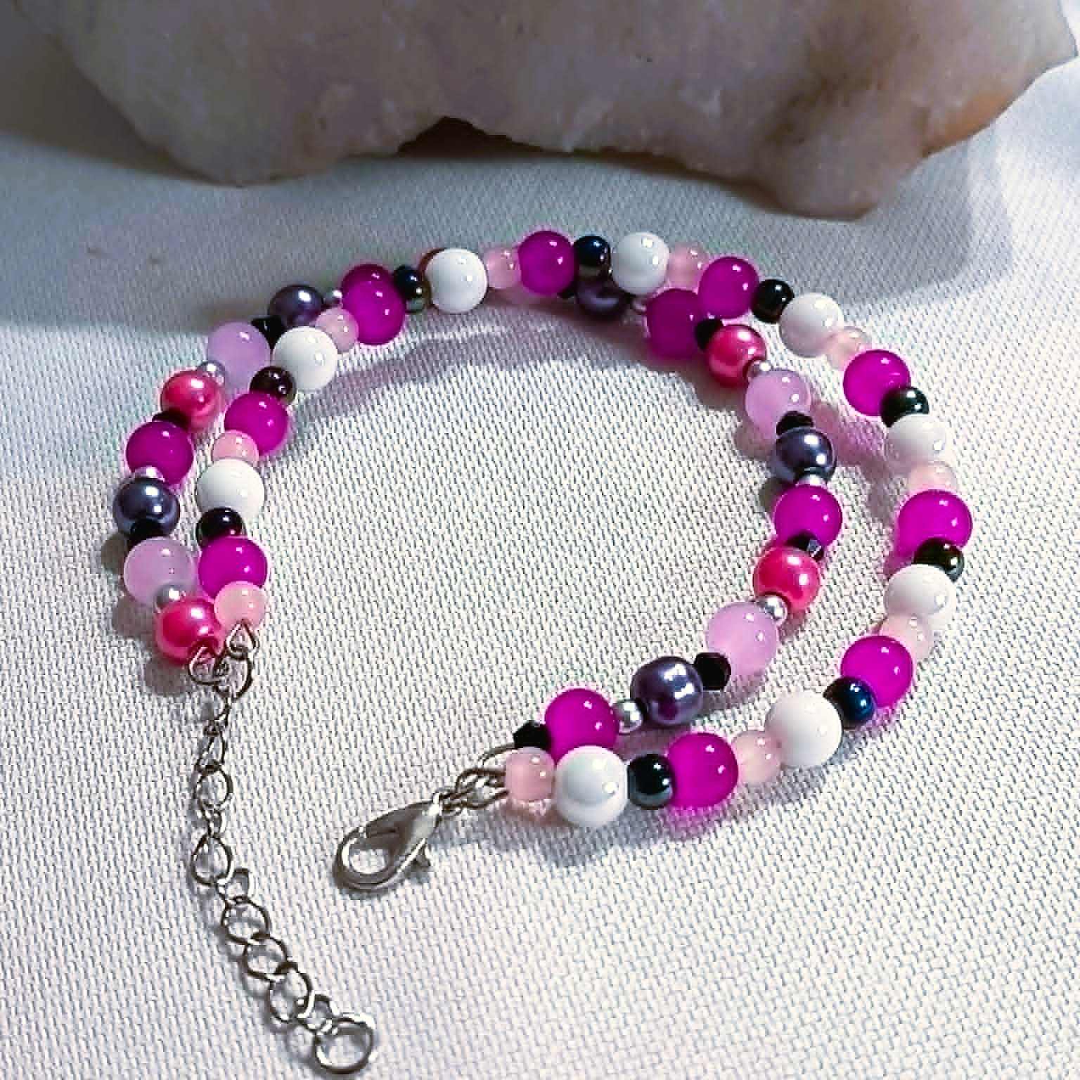 Double pink  -  BRACELET
