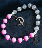 Milky pastel half and half with the moon   -    BRACELET